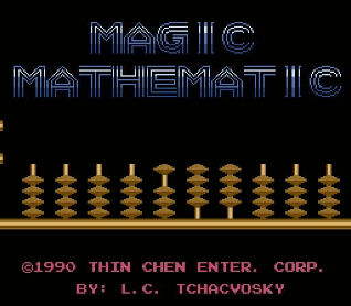 Magical Mathematics (Homebrew) — Title screen